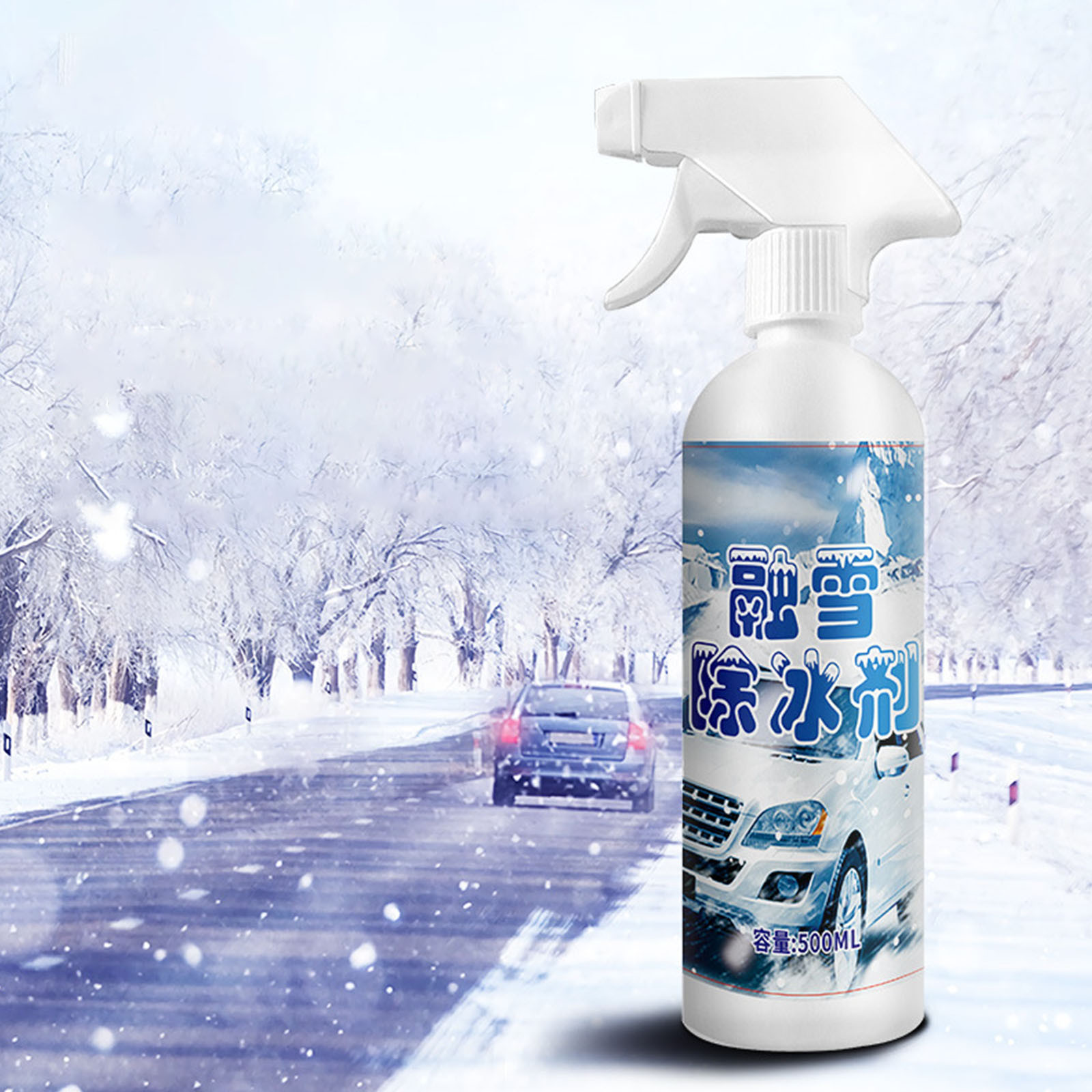 TNDBKQWR Defrost Spray Windshield De Icer for Car Windshield Spray Defroster Spray for Car Windshield Windshield De Icer 500ml